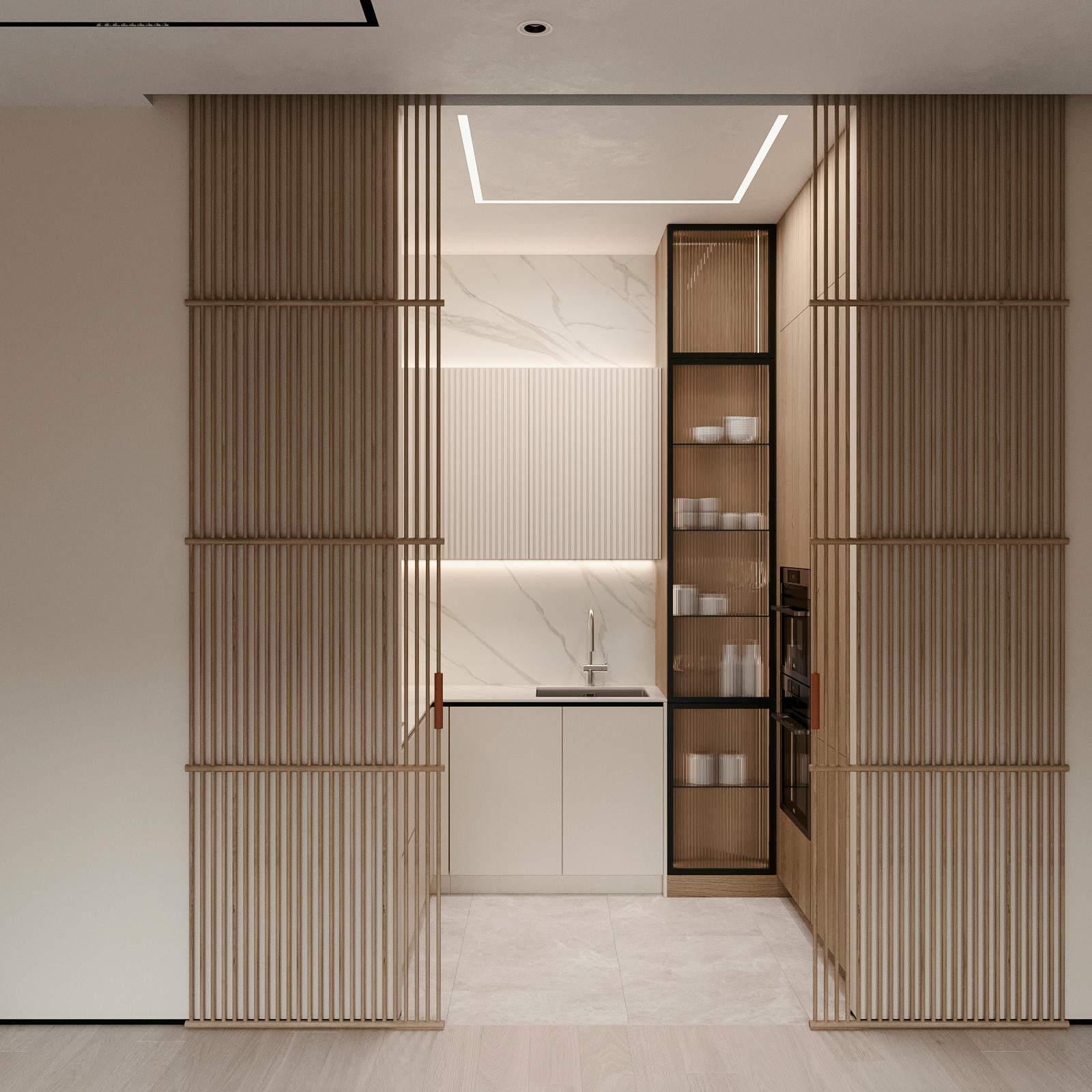 Гостиная. Апарт-комплекс Sky View