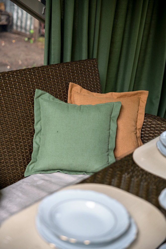 Декорирование беседки и участка Людмилы Хитяевой. "На дачу! С Наташей Барбье"