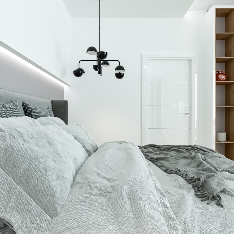 2020. 13. 10. Проект дизайна интерьера квартиры (спальня)