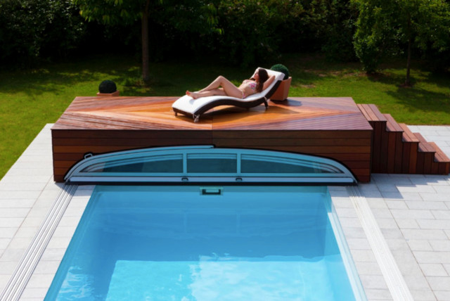 Pool Uberdachung Contemporary Swimming Pool Hot Tub Nuremberg By Interpool Schwimmbad Und Zubehor Houzz Uk