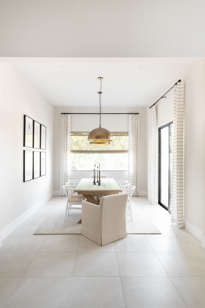 Transitional dining room photo in Phoenix
