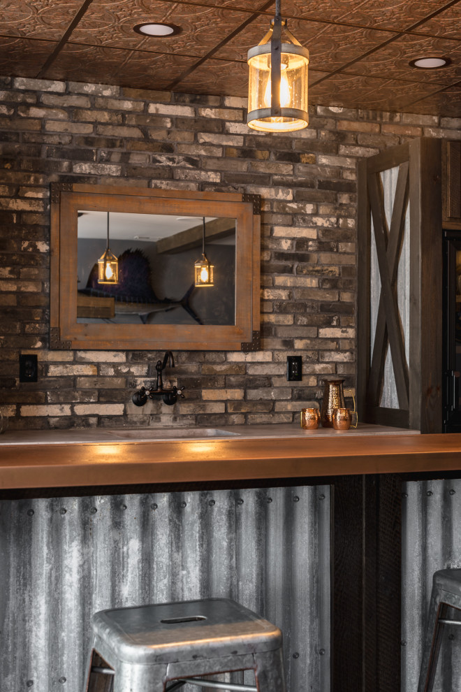 Home design - rustic home design idea in Charlotte