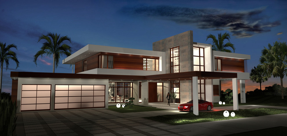 Luxury Residence Miami - Contemporary - Exterior - Miami ...