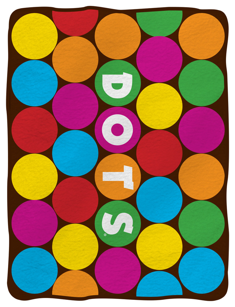 Dots Candies Fleece Blanket Contemporary Kids Blankets & Quilts