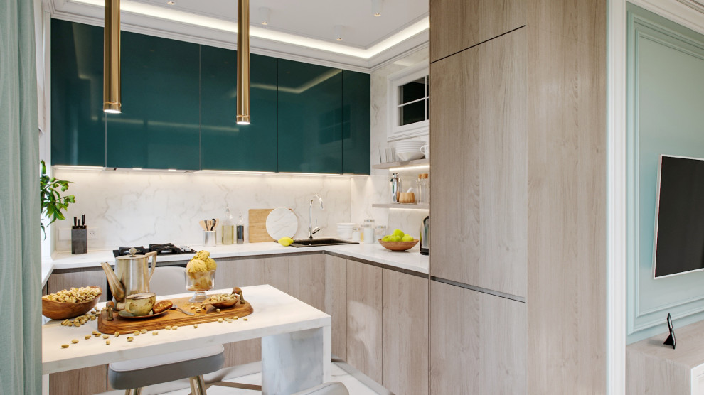 Маленькая квартира в стиле Американская классика