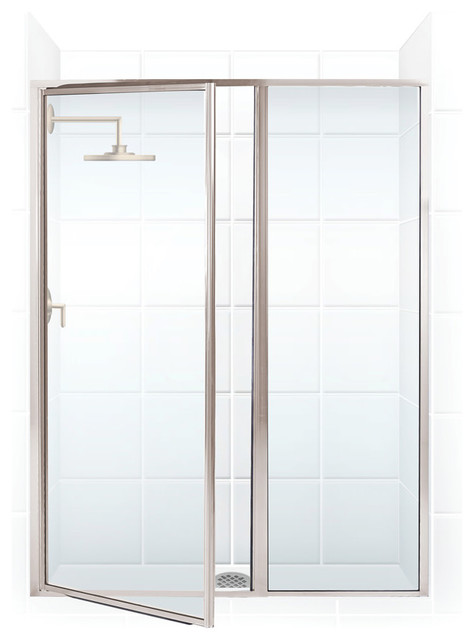 Coastal Shower Doors L31IL15.66-C Legend Series 46" x 66" Framed - Brushed