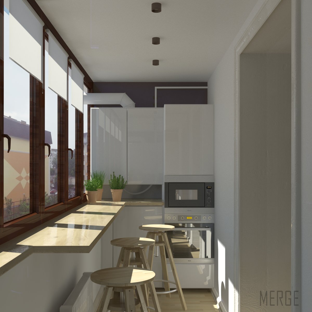 Однокомнатная квартира с элементами Loft. Одесса