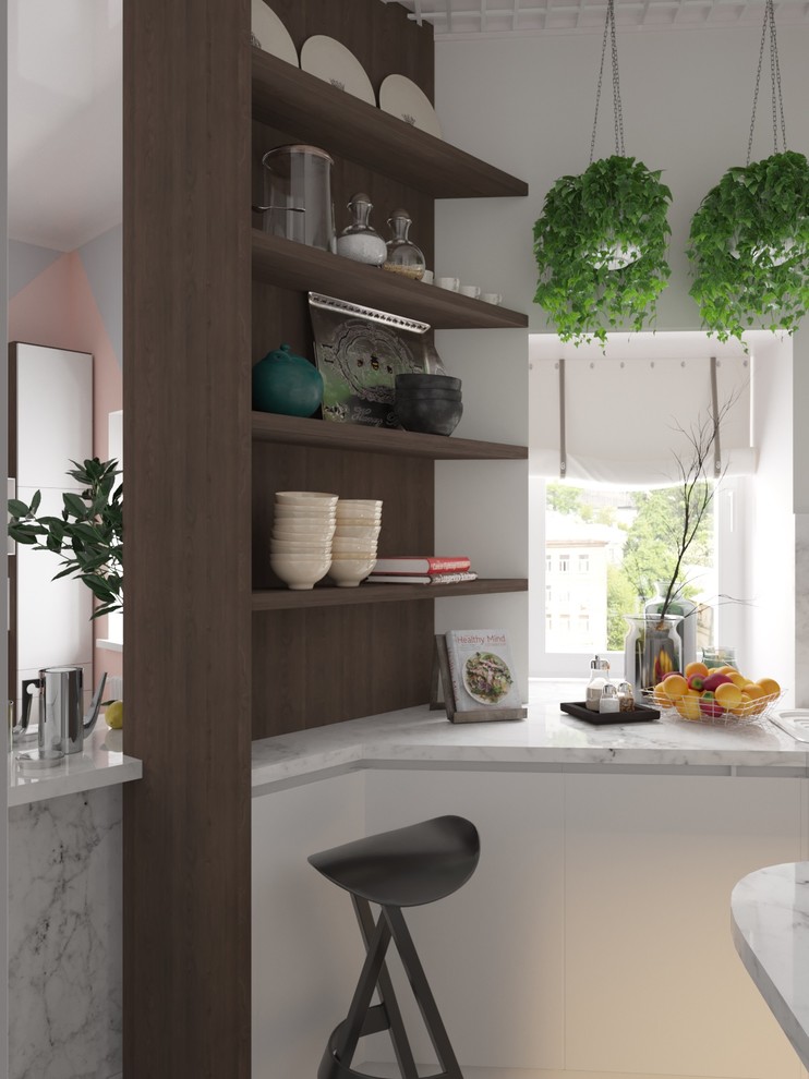 Дизайн проект интерьера квартиры для молодой девушки