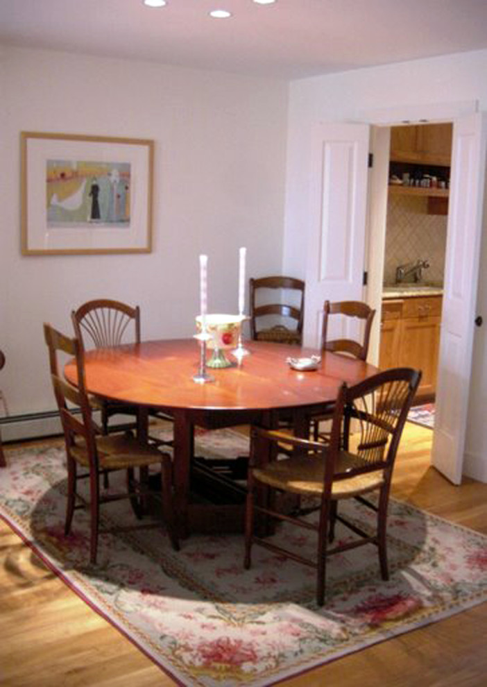 Photo of a traditional dining room in Boston.