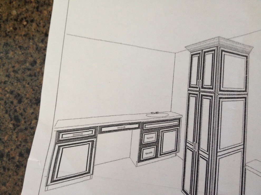 NEED HELP WITH PLACEMENT OF MIRRORS WITH OFFSET SINK AND VANITY