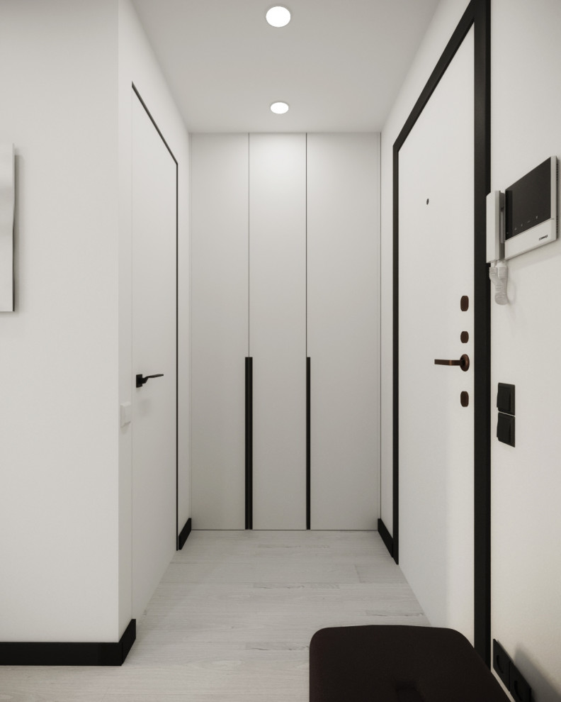 Проект для молодого человека-спортсмена в стиле "White minimalism"