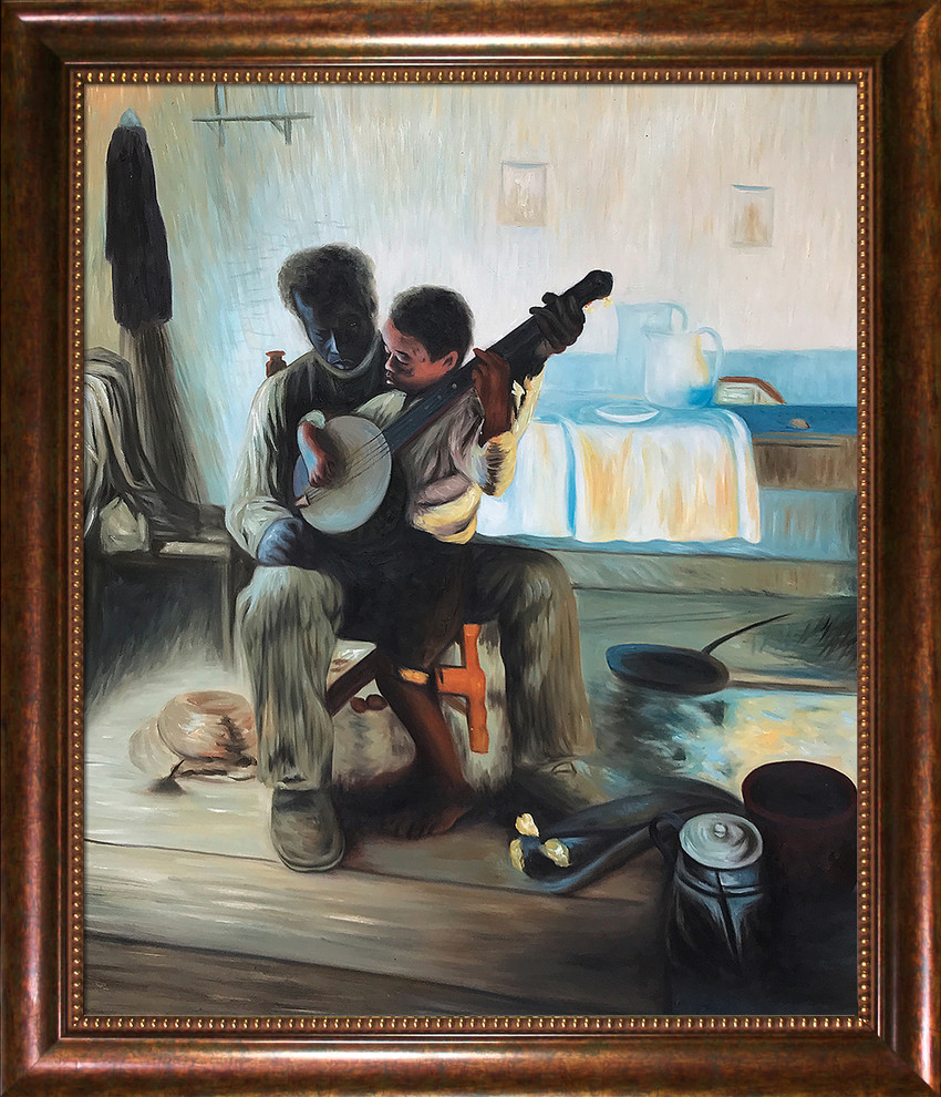 The Banjo Lesson Traditional Paintings by overstockArt