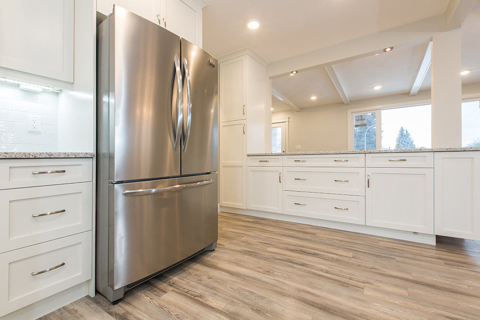 Home design - transitional home design idea in Edmonton