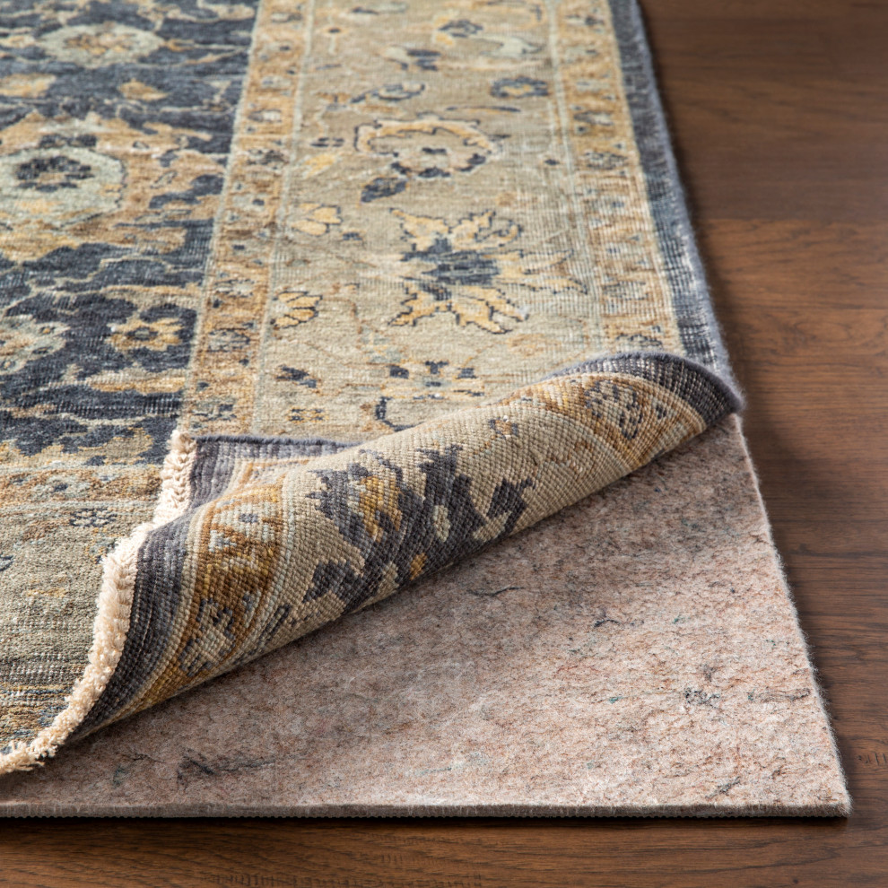Surya Supreme Felted Felt 9' x 12' Rug Pad With Taupe Finish PADSF912