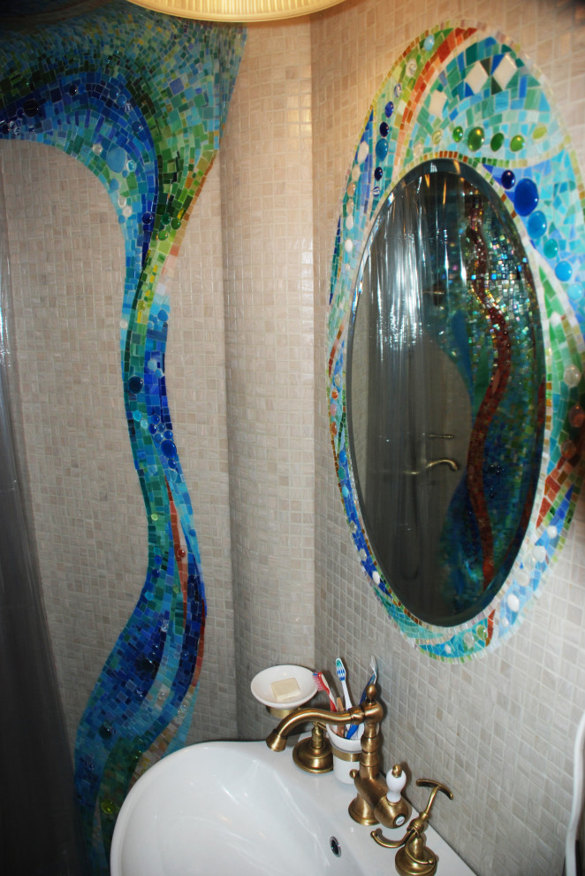 Colorful abstract art mosaic