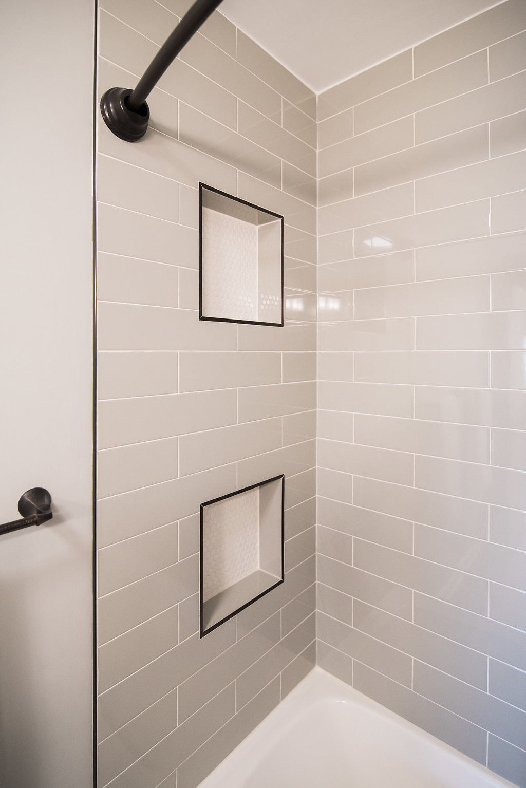 Bel Air, Rustic Hall Bathroom