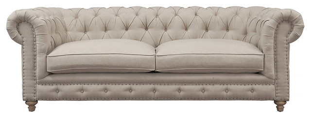Oxford Linen Sofa Traditional Sofas By Tov Furniture Oxford Linen Sofa Beige