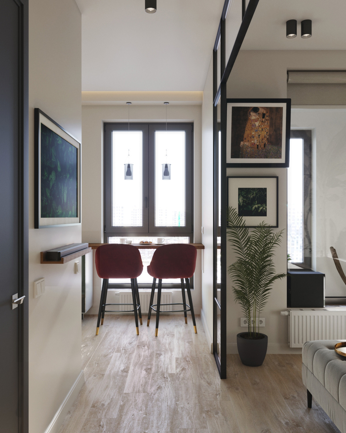 Под тенью пальмы на берегу Финского залива