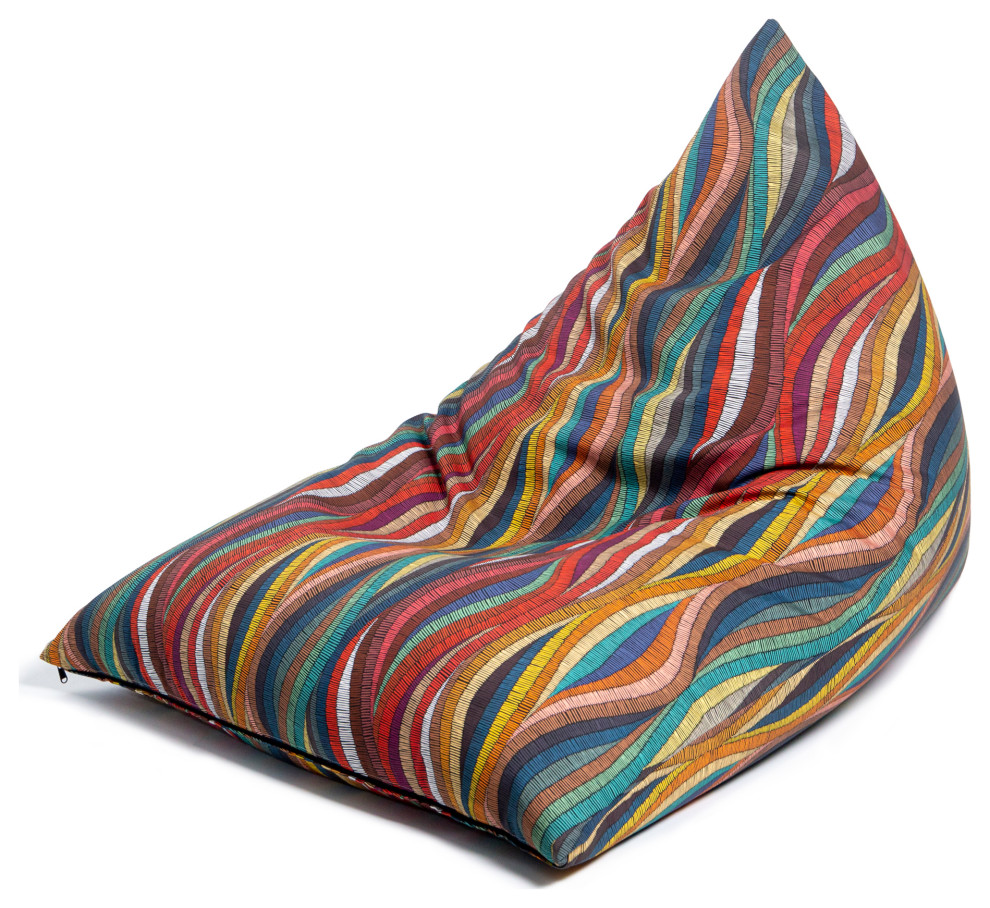 Jaxx Twist Outdoor Bean Bag Chair Contemporary Bean Bag Chairs by