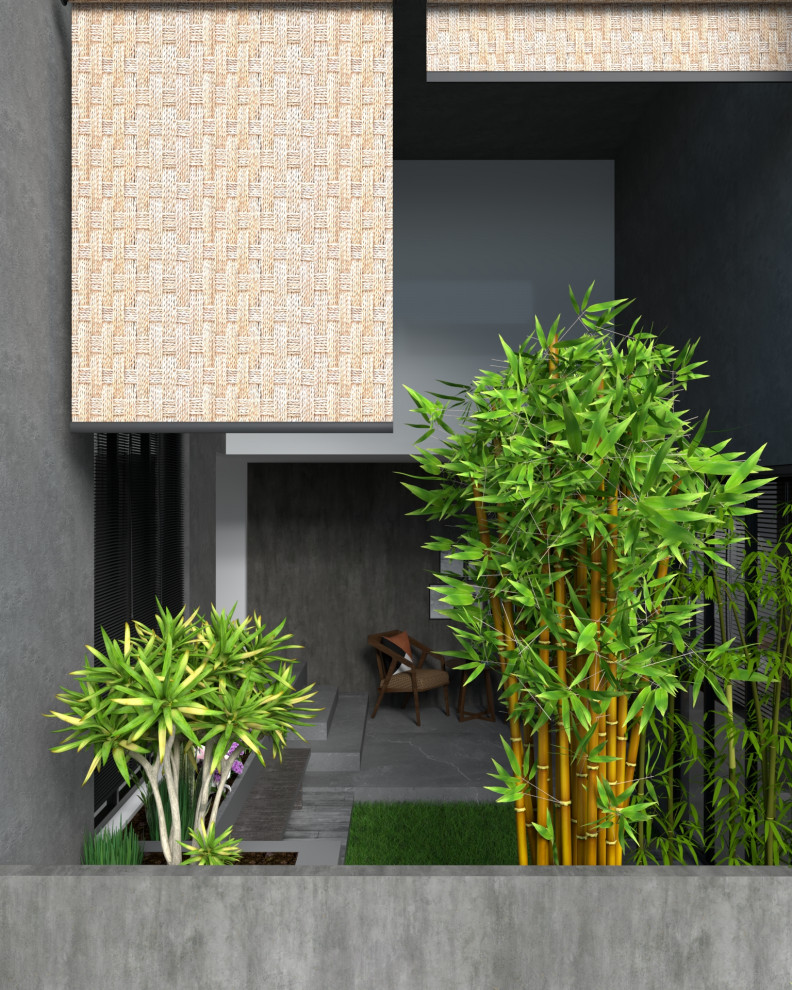 Photo of a contemporary patio in Hyderabad.