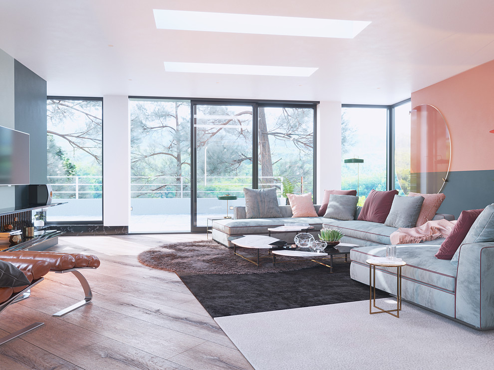 Дом на склоне. Гостиная