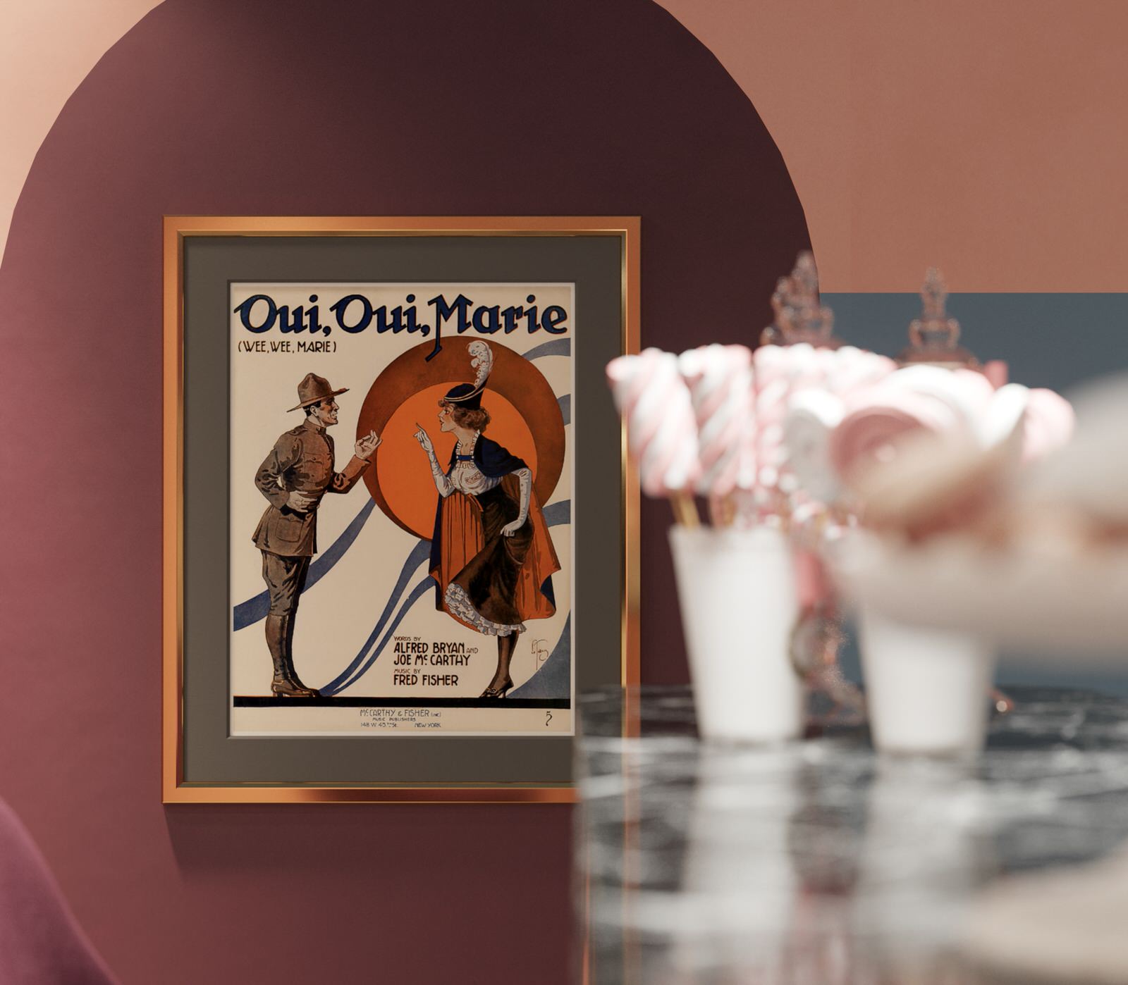 Визуализация домашнего кинотеатра "Модерн"