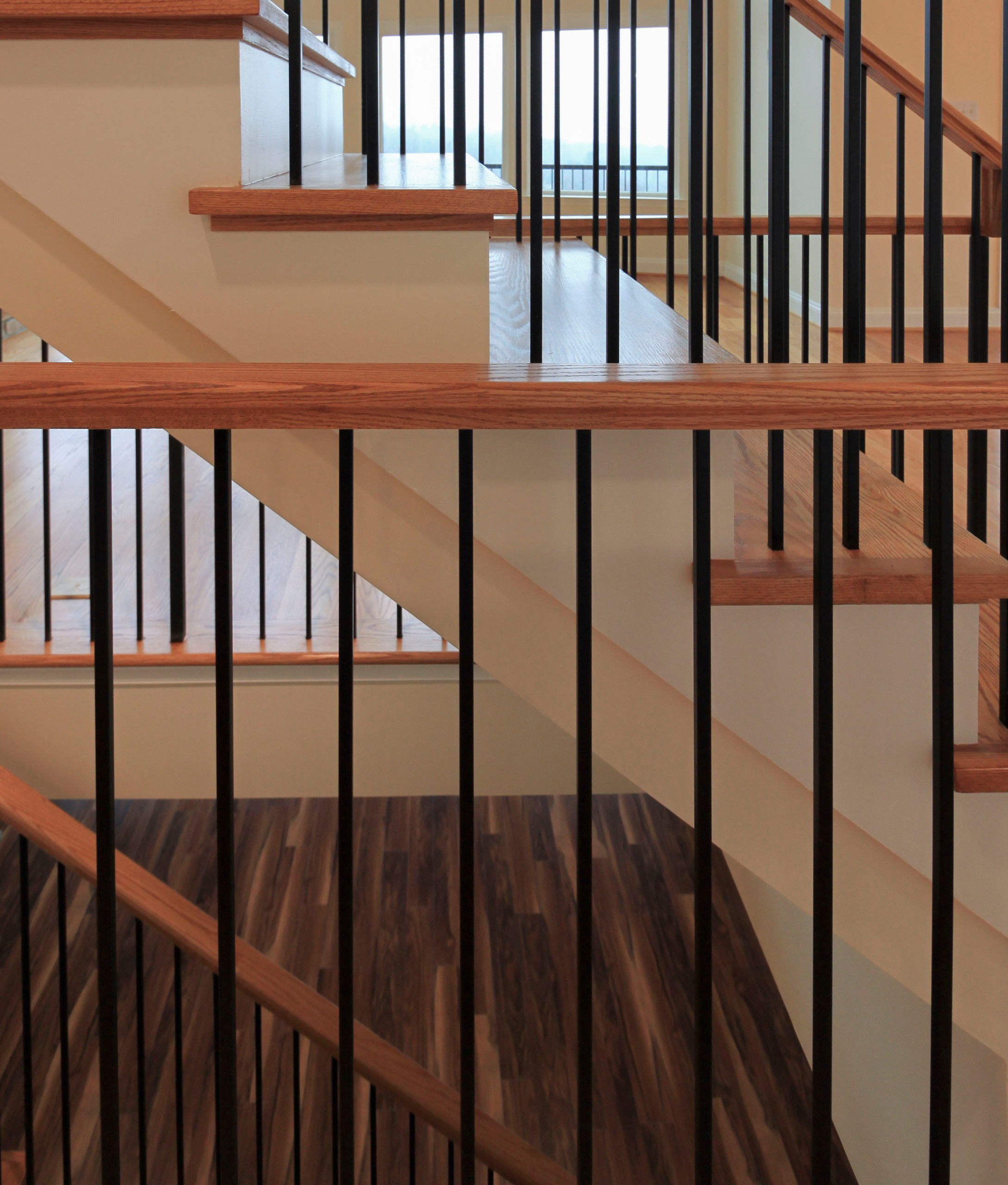 97_Airy Straight-Floating Staircase in Transitional-Mountain Home, Luray, VA 228