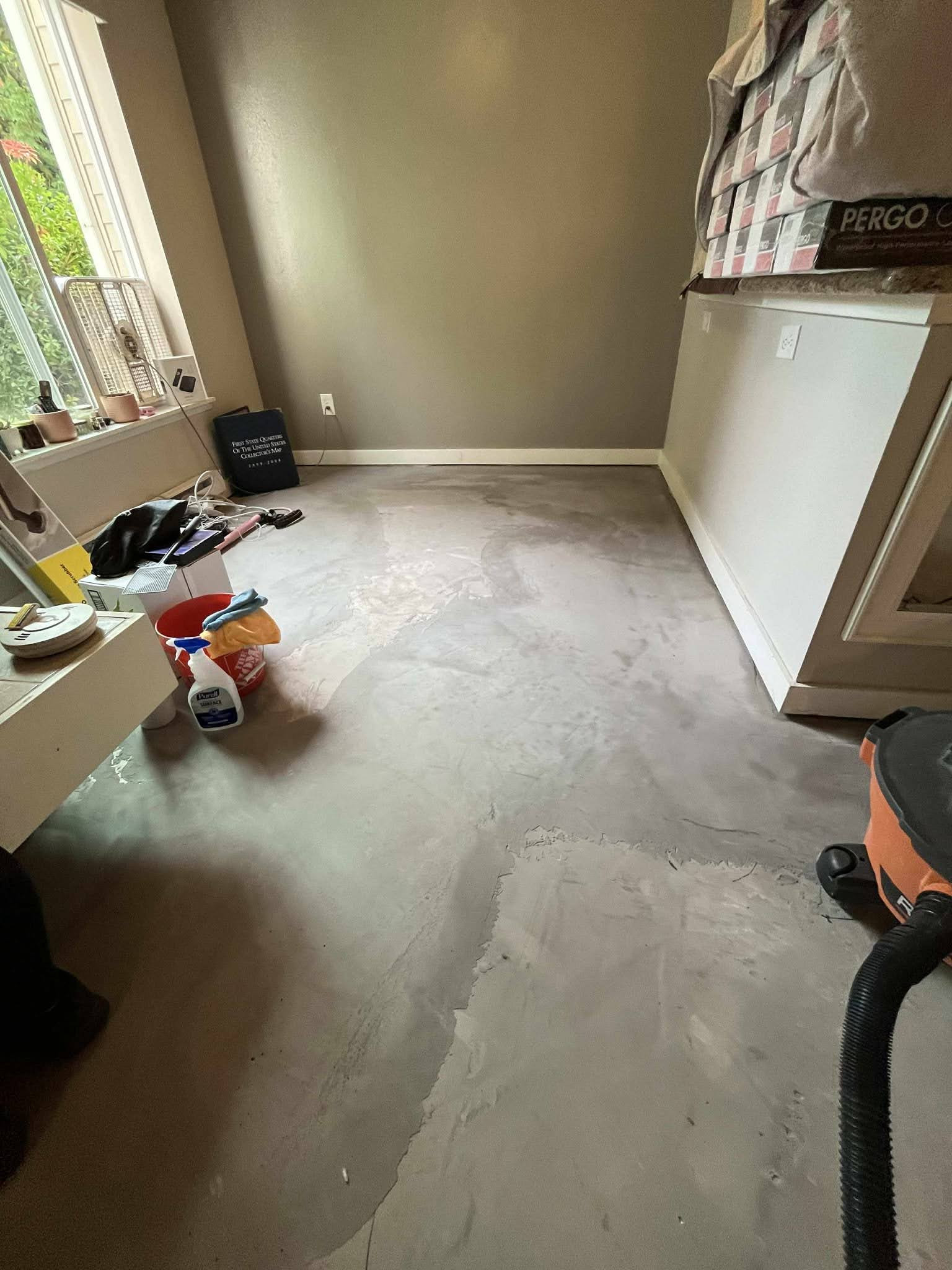 Concrete Subfloor Leveling & Prep