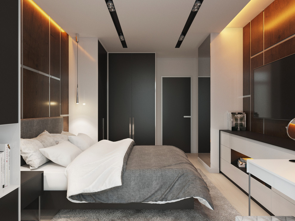 Дизайн квартиры в современном стиле (140м2)