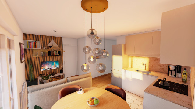 Colocation Marseille - Cuisine 1 (Jour) 2 modern-kitchen