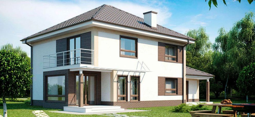 Монолитный дом, 206 кв.м.