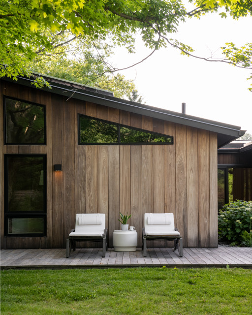 Midcentury Marvel retro-terraza-y-balcon