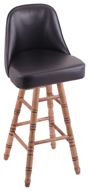 Holland Bar Stool, Grizzly Counter Stool, Turned Maple Legs
