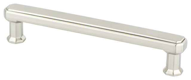 Brushed Nickel Berenson Harmony Collection 128mm Center Cabinet Handle Pull