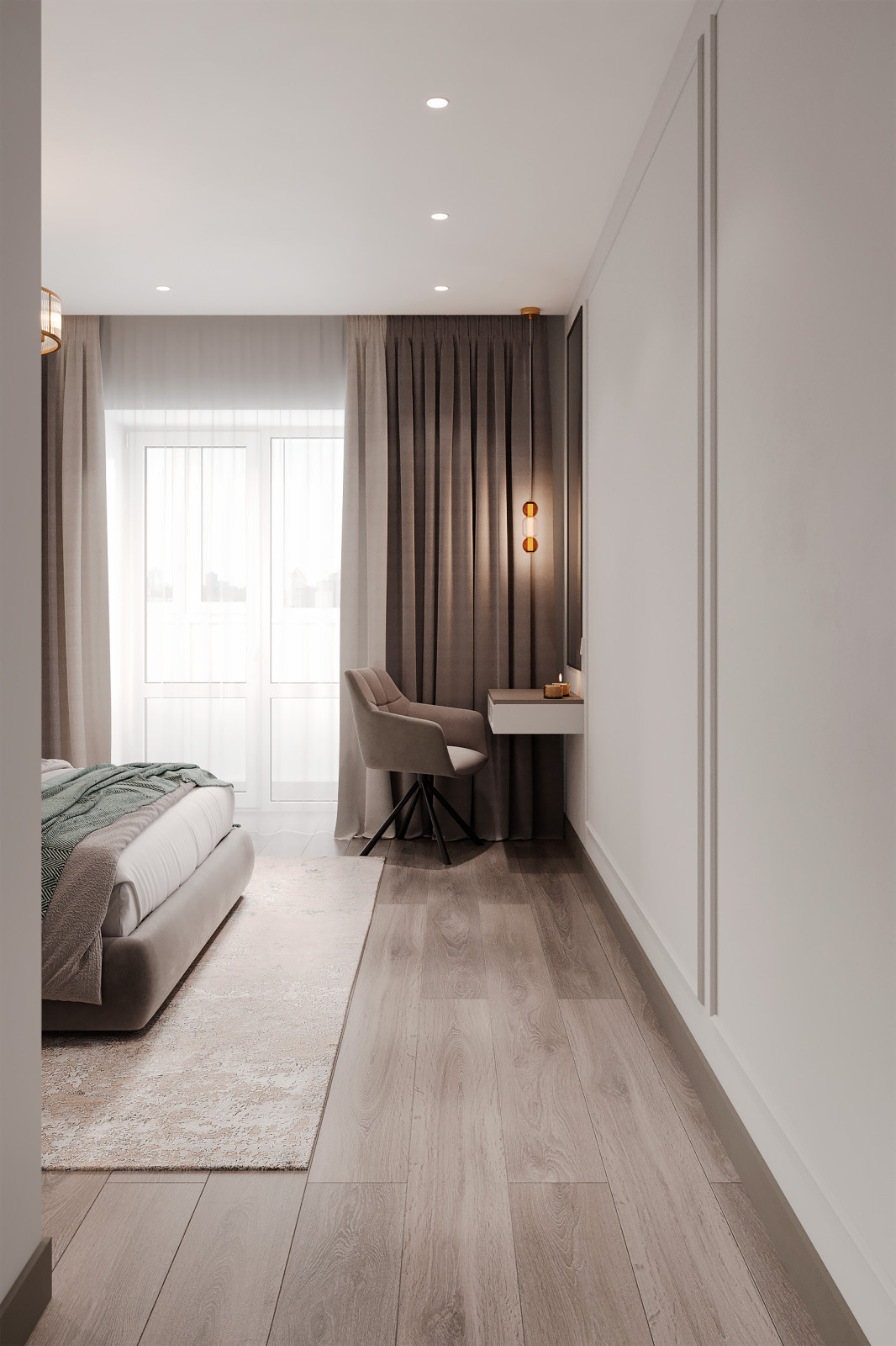 Белый интерьер