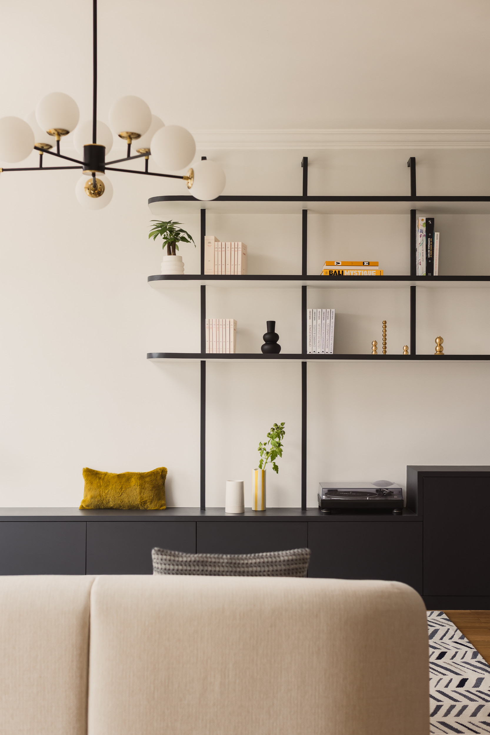 Circulations, courbes et nouvelle respiration pour ce 105m2