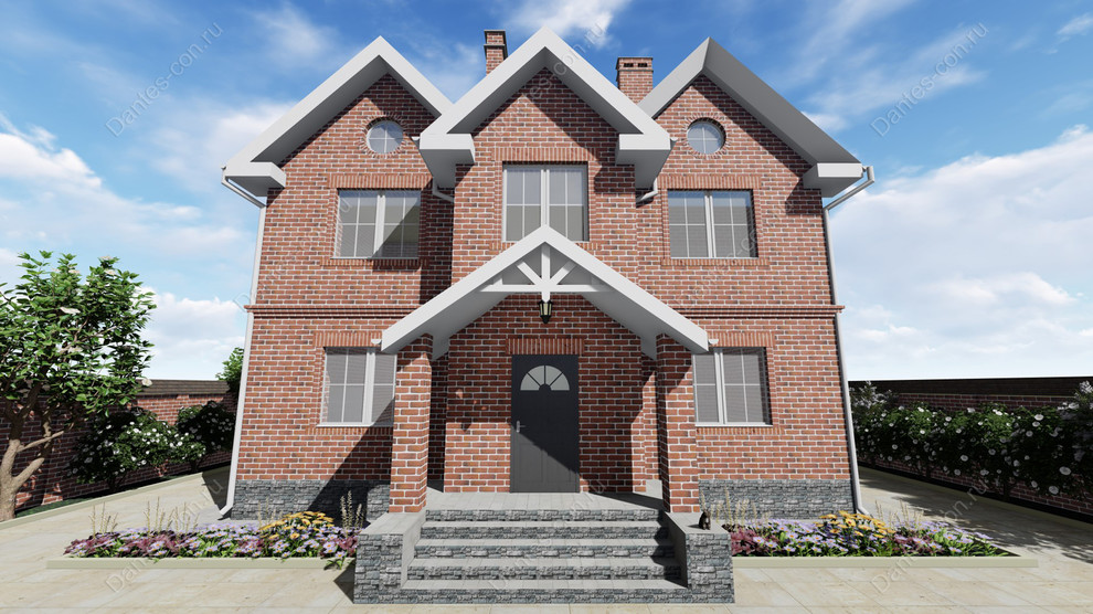 Архитектурный проект дома 12х12