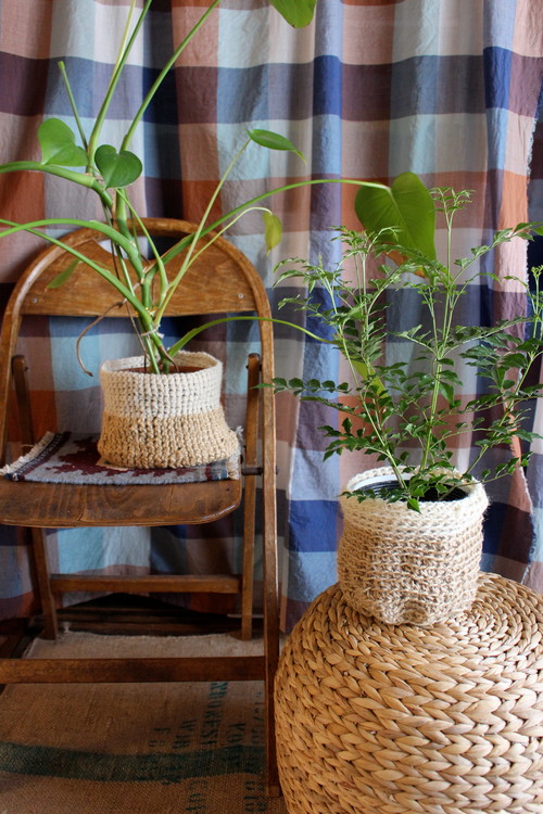 簡単diy インテリアにもぴったり 手作り植木鉢 カバー Houzz ハウズ