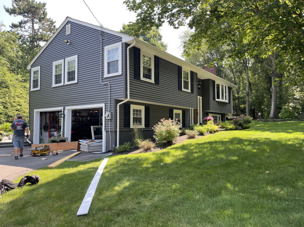 Complete Exterior Renovation in Braintree, Massachusetts Traditional