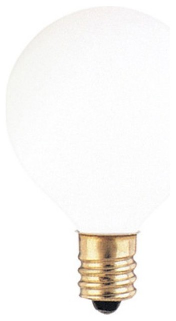 Bulbrite White G12 Candelabra Base Incandescent Light Bulb - 24 pk. - BULB884