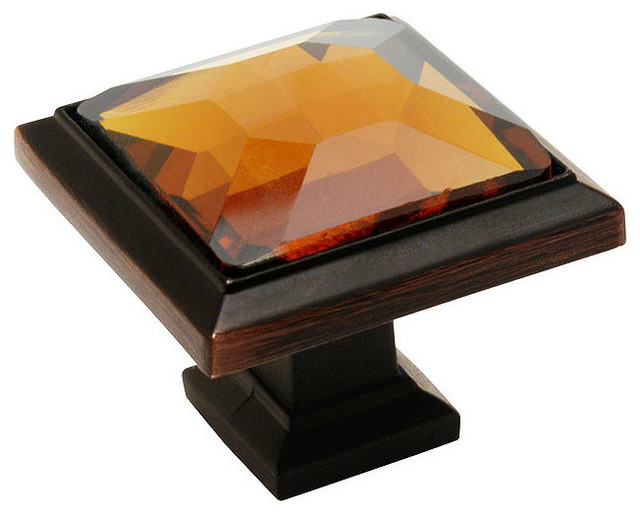 Cosmas 5883orb A Oil Rubbed Bronze And Amber Glass Square Cabinet Cosmas 5883orb A Oil Rubbed Bronze And Amber Glass Square Cabinet Knob