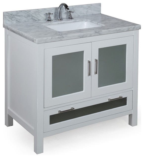 Manhattan 36" Bath Vanity Transitional Bathroom Vanities And Sink
