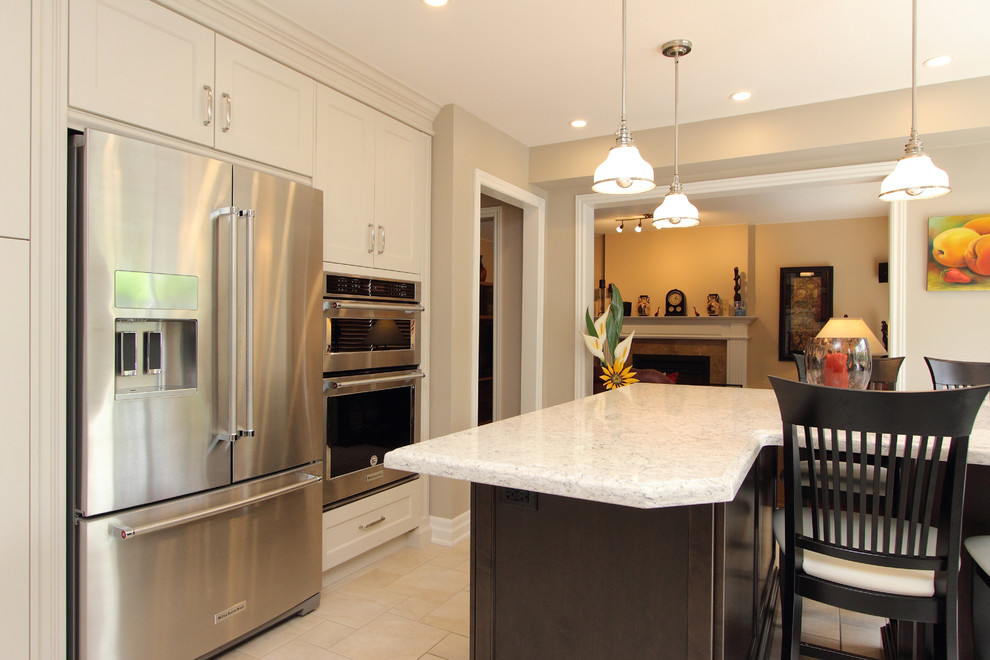 Kitchen - contemporary kitchen idea in Toronto