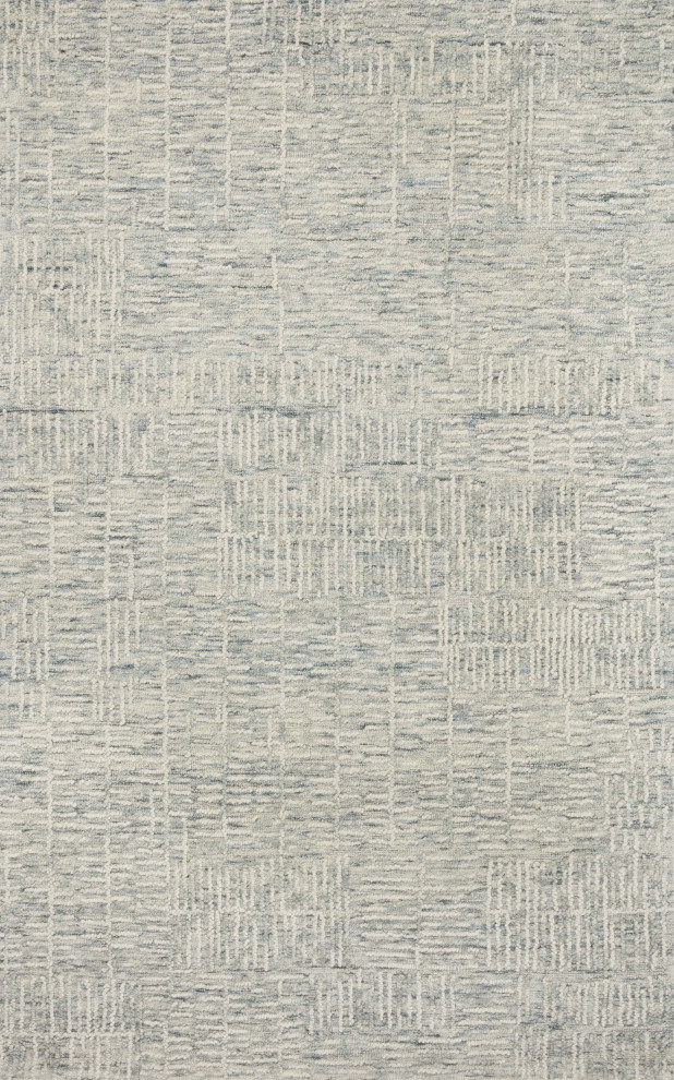 Loloi Tallulah Sky / Ivory 2'6" x 7'6" Runner Contemporary Hall