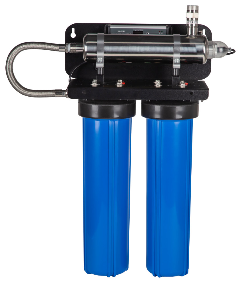 PUR® 15 GPM Whole Home UV Rack Water Disinfection & Filtration System Contemporary Water PUR® 15 GPM Whole Home UV Rack Water Disinfection & Filtration System Contemporary Water