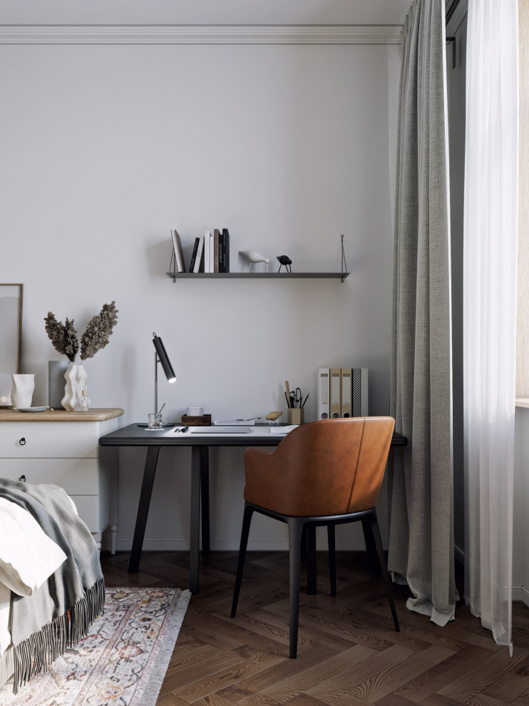 Скандинавский интерьер с яркими акцентами