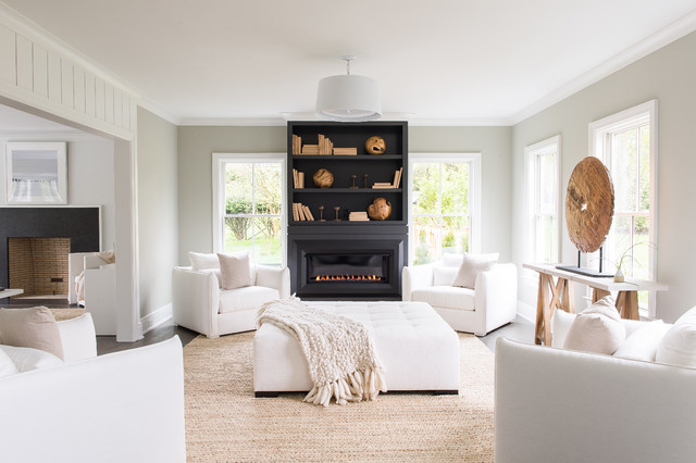 Mayflower Parkway beach-style-living-room