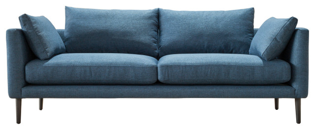 Raval Sofa Dark Blue - Midcentury - Sofas - by HedgeApple | Houzz