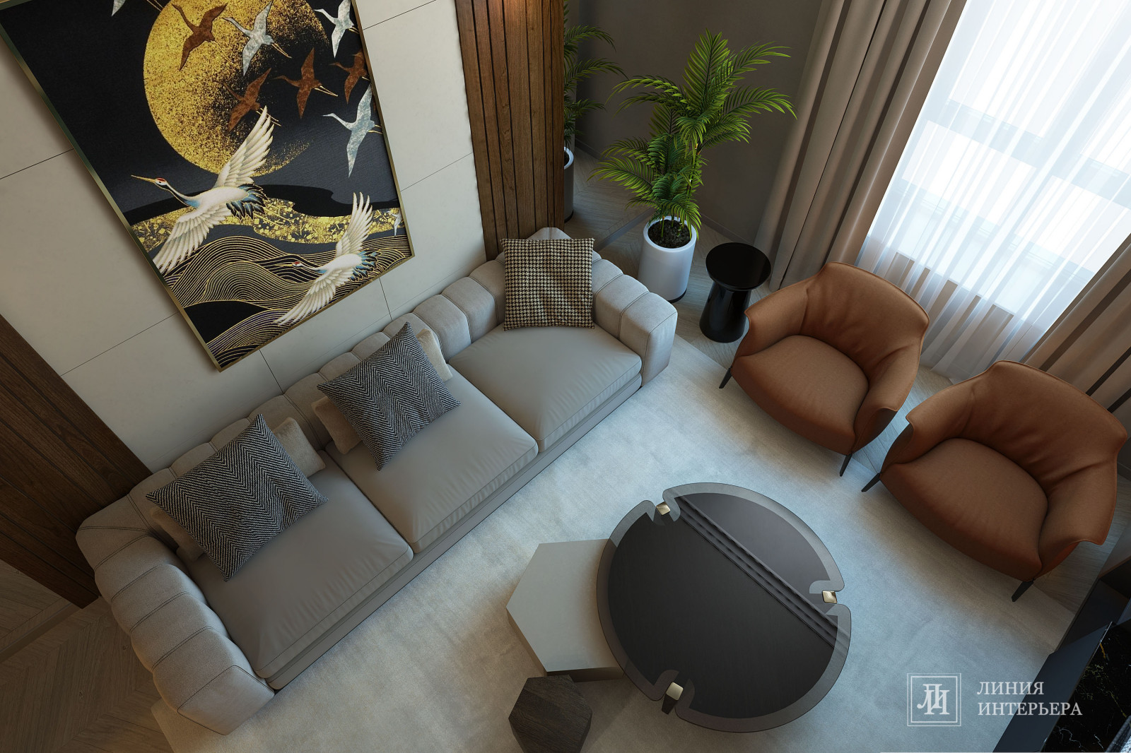 Гостиная в современном стиле