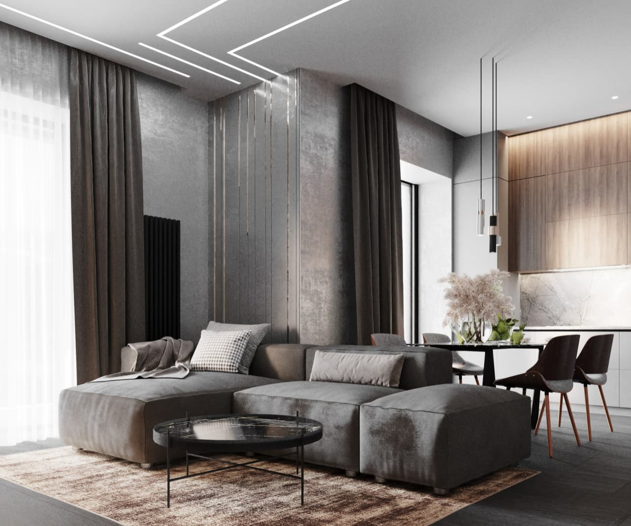 Минималистичная квартира в ЖК "Richmond"